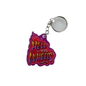 Hell on Wheels Keychain