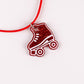 Roller Skate Necklace - Glitter