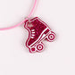 Roller Skate Necklace - Glitter