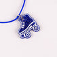 Roller Skate Necklace - Glitter