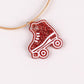 Roller Skate Necklace - Glitter