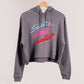 "Skate Don't Hate" Crop Hoodie - Storm