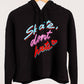 "Skate Don't Hate" Crop Hoodie - Black