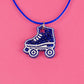 Roller Skate Necklace - Glitter
