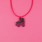 Roller Skate Necklace