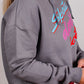 "Skate Don't Hate" Crop Hoodie - Storm