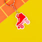Roller Skate Keychain - 1.5in