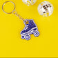 Roller Skate Keychain - 1.5in Glitter