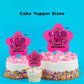 Skate Cake Topper - 5in