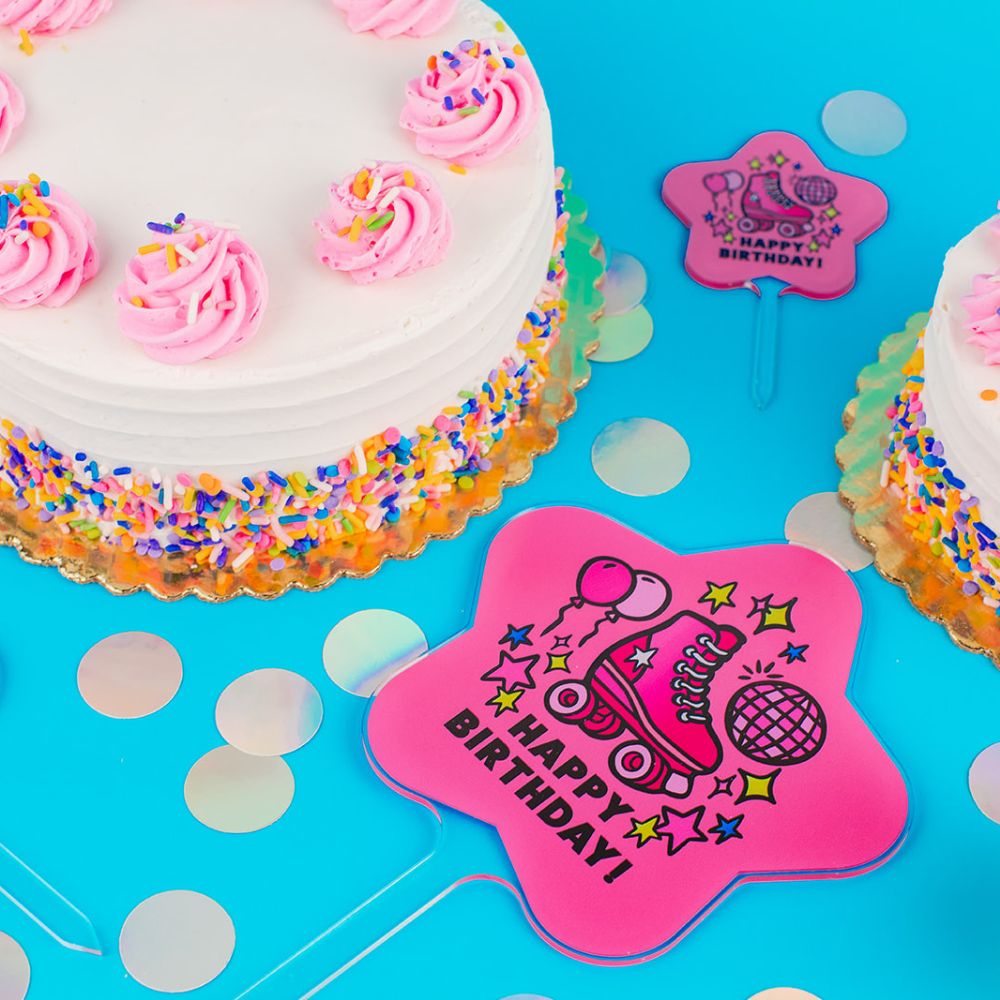 Skate Cake Topper - 6in